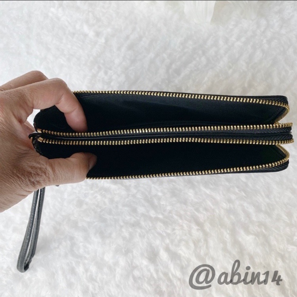 NWT Coach (LARGER SIZE) Double Zip Wallet/Wristlet - Picture 7 of 10